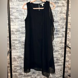Dana Buchman Black Asymmetrical Dress